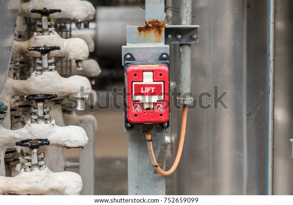 Fire alarm\
push button in somewhere of oil and\
gas,petrochemical,petroleum,refinery\
plants.