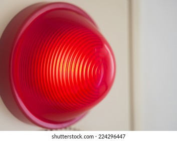 Fire Alarm Red Light Emergency Sign