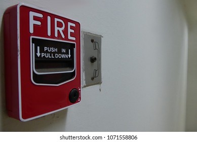 Fire Alarm Install Near Swith Plug Stock Photo (Edit Now) 643525771