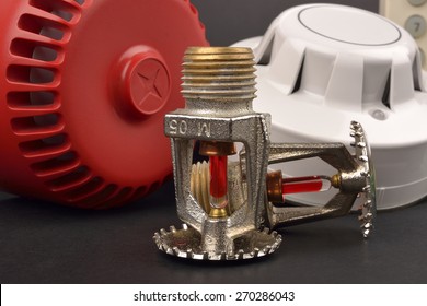 Fire Alarm System, Sprinklers; Selective Focus