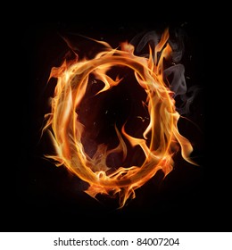 Fire Alphabet Letter 