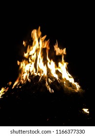 fire big fire in the dark for a background
