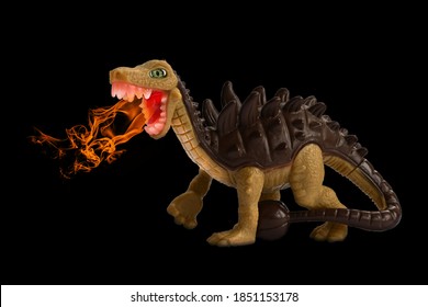 dinosaur with spikes and a club tail