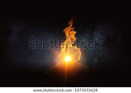 Similar – Image, Stock Photo candlelight Candle Light