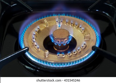 Fire Burning Gas Stove Stock Photo 431545246 | Shutterstock