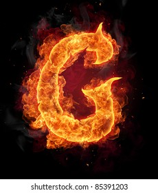 Similar Images Stock Photos Vectors Of Fire Alphabet Letter Q