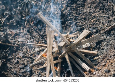 fire in the camp