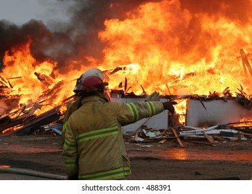 Fire Chief Giving Directions