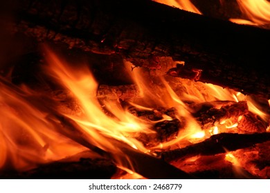 Fire close up