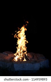 fire in the dark