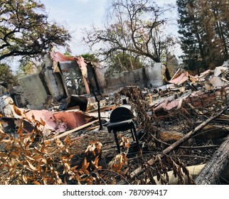 Fire Devastation In Sonoma County