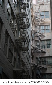 Fire Escapes In A Tall Building