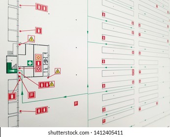 Fire Evacuation Plan, Where To Run When The Fire Started, Fire Exit Plan