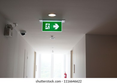 Fire Exit Sign Condominium Stock Photo 1116646622 | Shutterstock