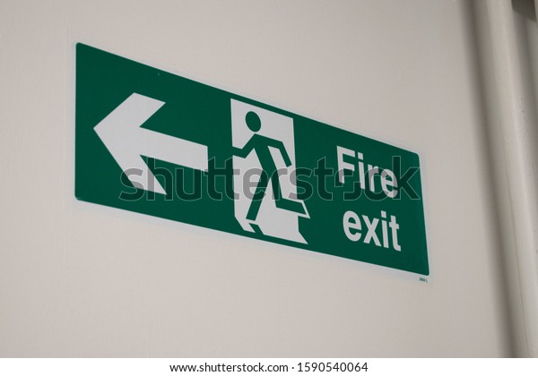 Fire Exit Sign V6EMER0058 VAT Invoice Supplied 