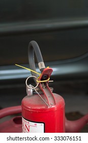 Fire Extinguisher Inside Car