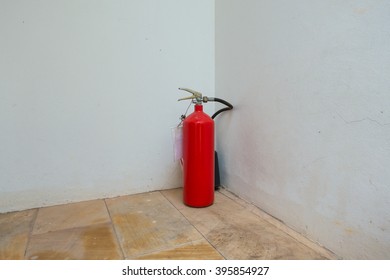 Fire Extinguisher Installed Corner Building Stock Photo 395854927 ...