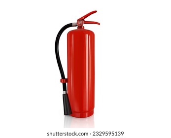 fire extinguisher isolated on white background