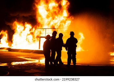 Fire Fighter Training At The Modderfontein Firestation Johannesburg South Africa