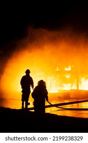 Fire Fighter Training At The Modderfontein Firestation Johannesburg South Africa