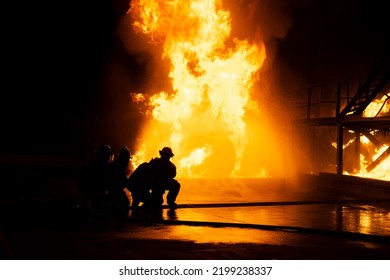 Fire Fighter Training At The Modderfontein Firestation Johannesburg South Africa