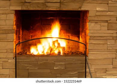 Brick Fireplace Images Stock Photos Vectors Shutterstock