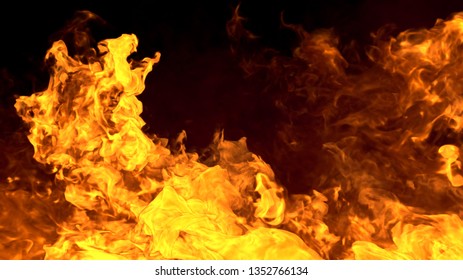 Fire flame background.