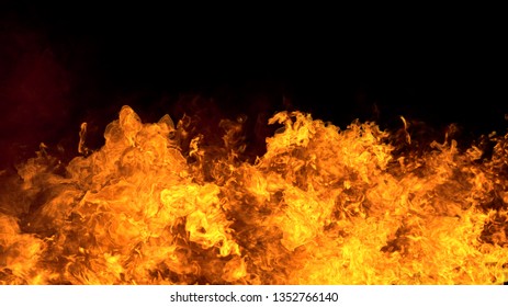 Fire flame background.