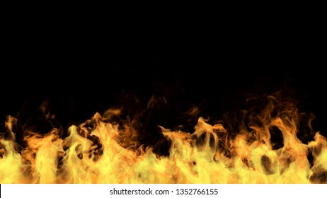 Fire flame background.