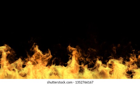 Fire flame background.