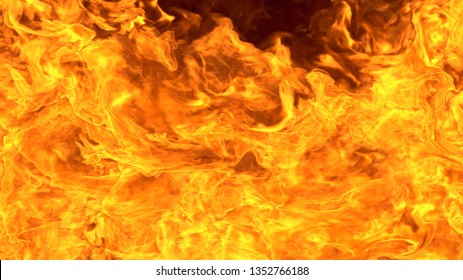 Fire flame background.