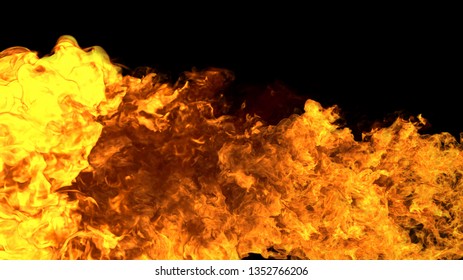 Fire flame background.