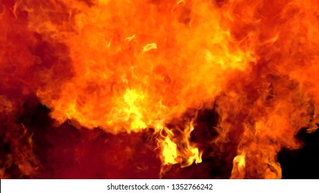 Fire flame background.