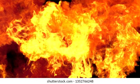 Fire flame background.