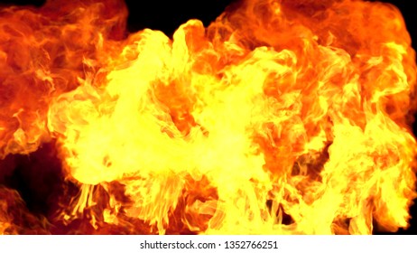 Fire flame background.