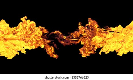 Fire flame background.