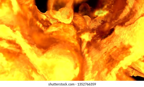 Fire flame background.