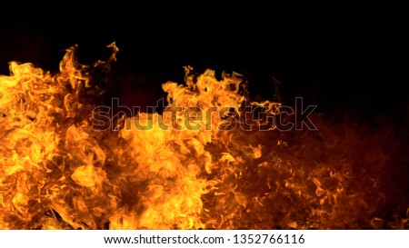 Fire flame background.