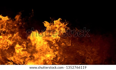 Fire flame background.