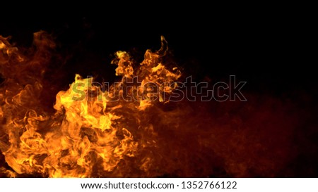 Fire flame background.