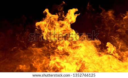 Fire flame background.