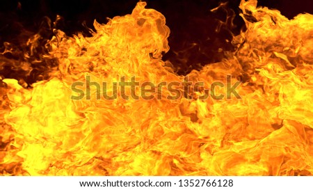 Fire flame background.