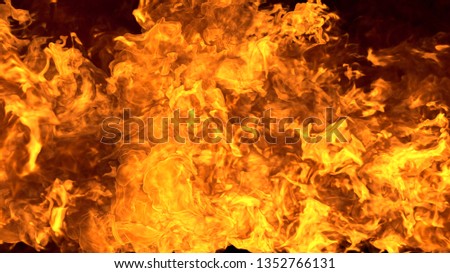 Fire flame background.