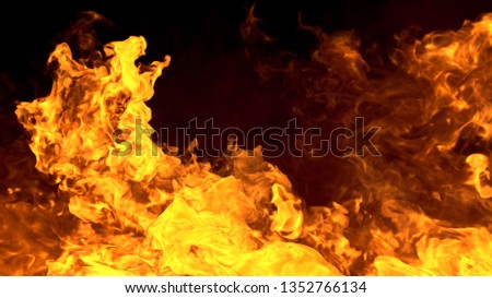 Fire flame background.