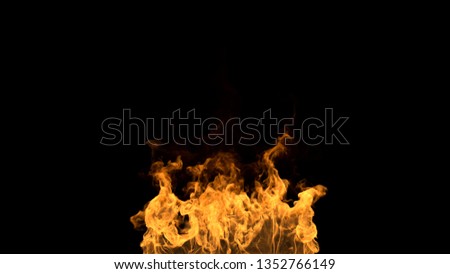 Fire flame background.