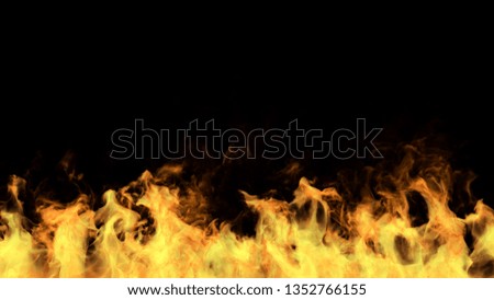 Fire flame background.