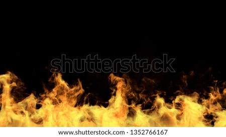 Fire flame background.