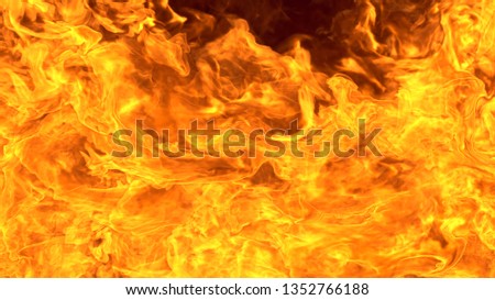 Fire flame background.