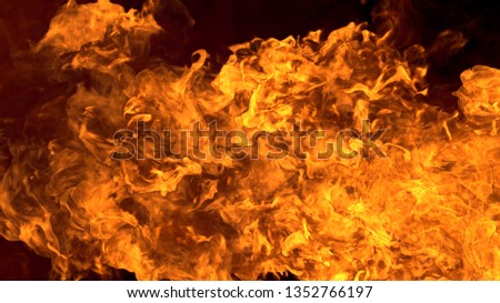 Fire flame background.