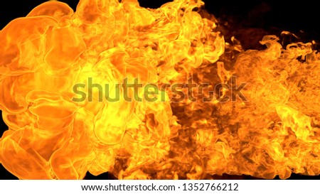 Fire flame background.